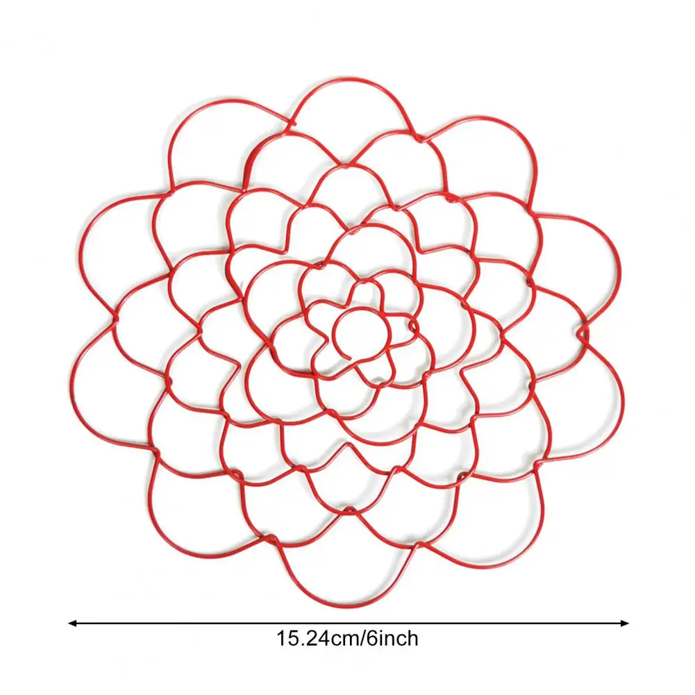 6'' Diameter Frog Floral Grid Flower Cuttings Holder Stainless Steel Wire Flower Arrangement Grid for Vase Flower Stems Bouquets 6