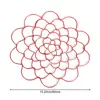 6'' Diameter Frog Floral Grid Flower Cuttings Holder Stainless Steel Wire Flower Arrangement Grid for Vase Flower Stems Bouquets 6