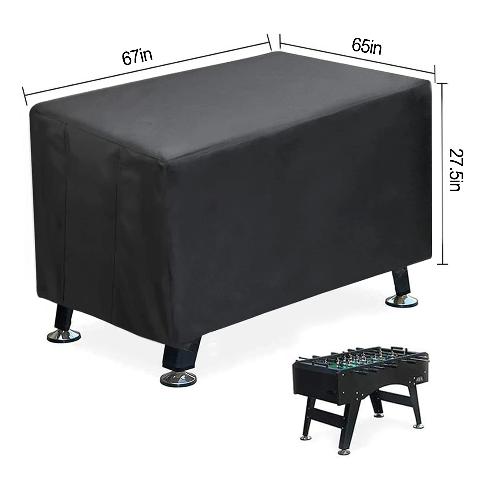 Practical High Quality Table Cover Covers UV Resistant 67x46.5x27.5'' Indoor Games Parts Outdoor/Indoor