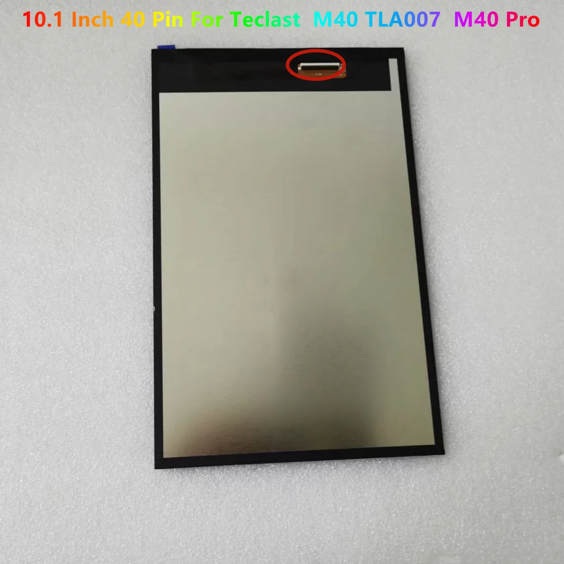 Substituição Original da Tela Lcd 40 Pinos Teclast M40 Tla007 M40 Pro 101 100 Testado