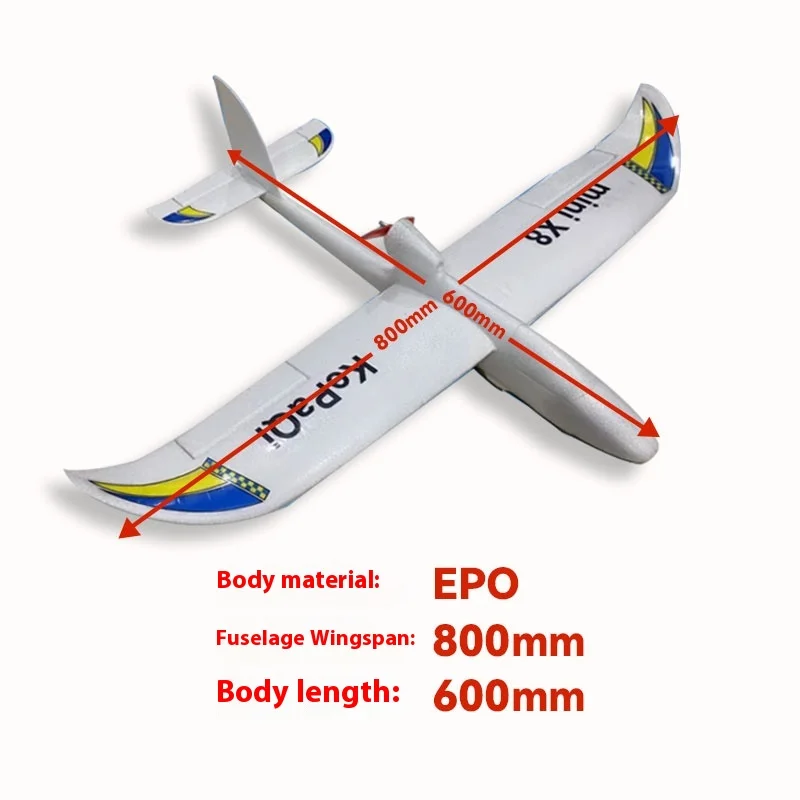 Newly Upgraded Surfer X8 Mini Model Fixed Wing Glider Entry-Level Practice Aircraft 800mm 5