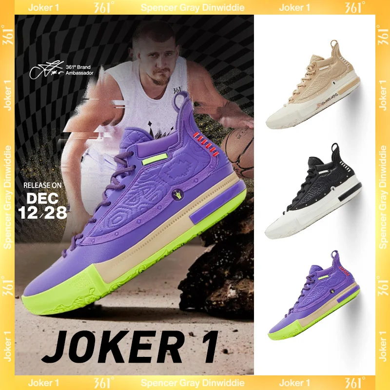 361 Degrees Joker 1 Men's Basketball Shoes Jokic High-top Combat