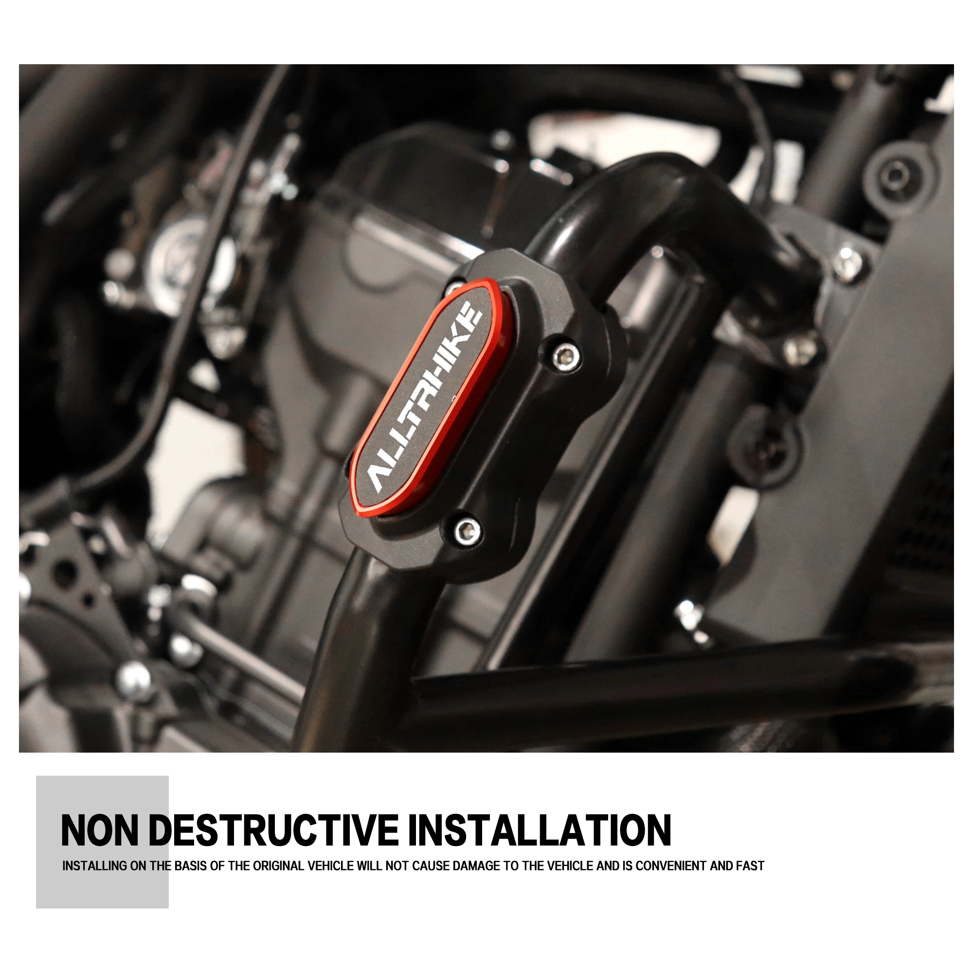MORINI ALLTRHIKE 450 트림 블록(스프링 범퍼 프로텍터 포함) 안티 폴 블록 오토바이 Alltrhike450 안티 폴 블록