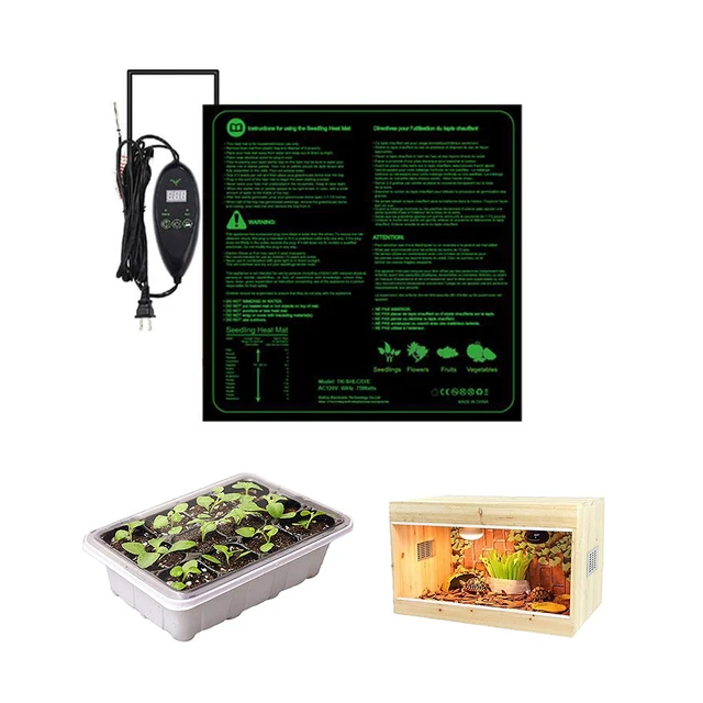 Eu Dugó Vízálló Palánták Fűtő Szőnyeg 52X52Cm Növény Usa Magvak Csírázási Terjedése Klón Indító Pad Kerti Készletek