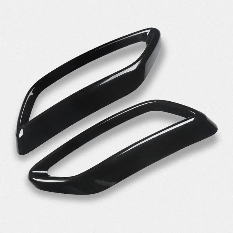 Black Tail Throat Pipe Modified Cover Trim For Audi A3 8Y Car Exhaust Tail Pipes Decoration Frame fit audi a3 Car exhaust pipe tip tail pipe muffler