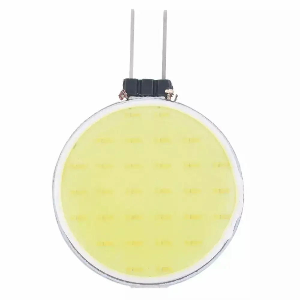 Aoyuansea LED 램프 조명 칩 스포트라이트 전구, 할로겐 교체 조명, 순수 따뜻한 흰색 조명 장식 램프, G4 COB, 1.5W, DC 12V, 5 개