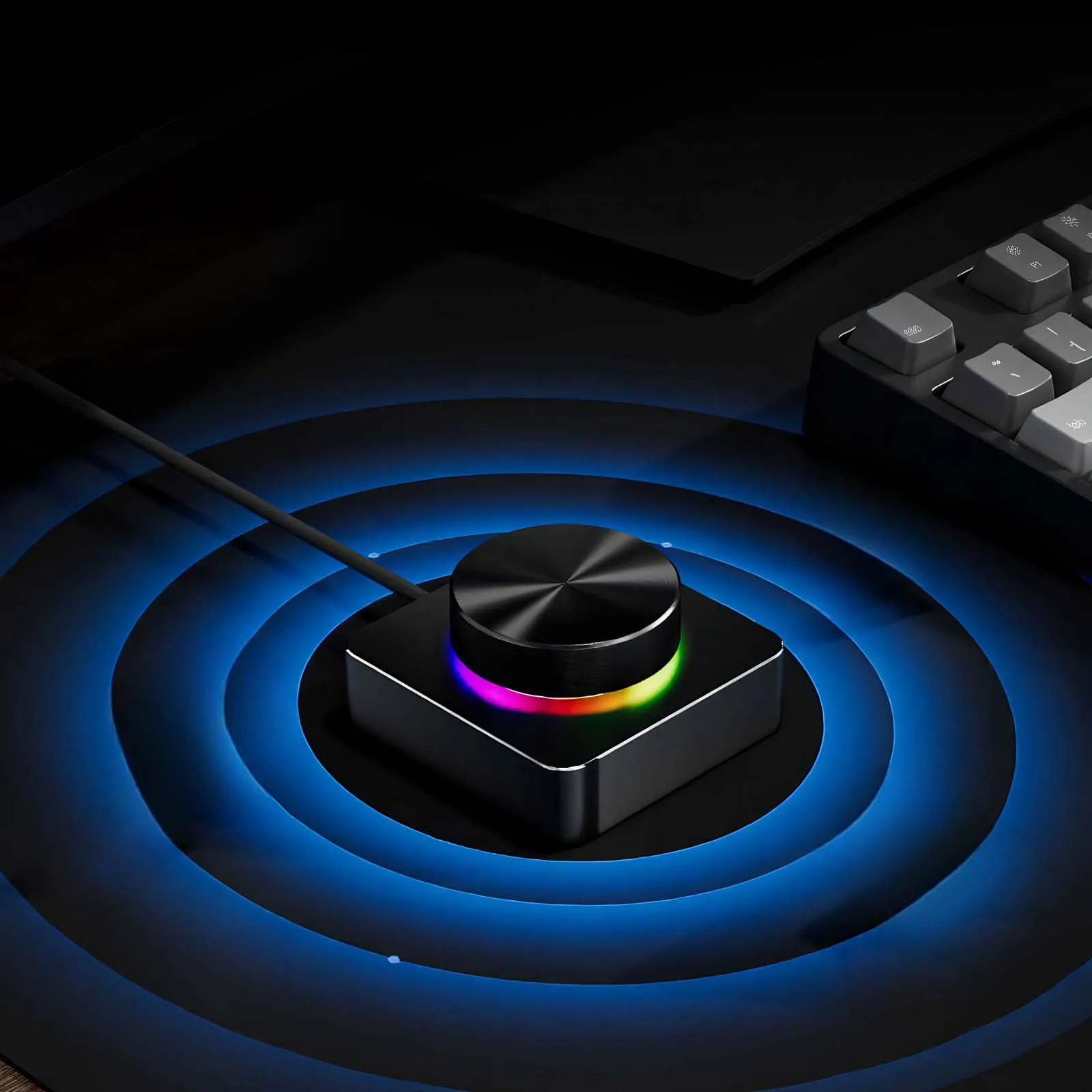 USB 볼륨 조절 멀티미디어 컨트롤러 노브 조절기 로터리 컨트롤 노브 Win7/8/10/XP/Mac용 볼륨 조절 노브