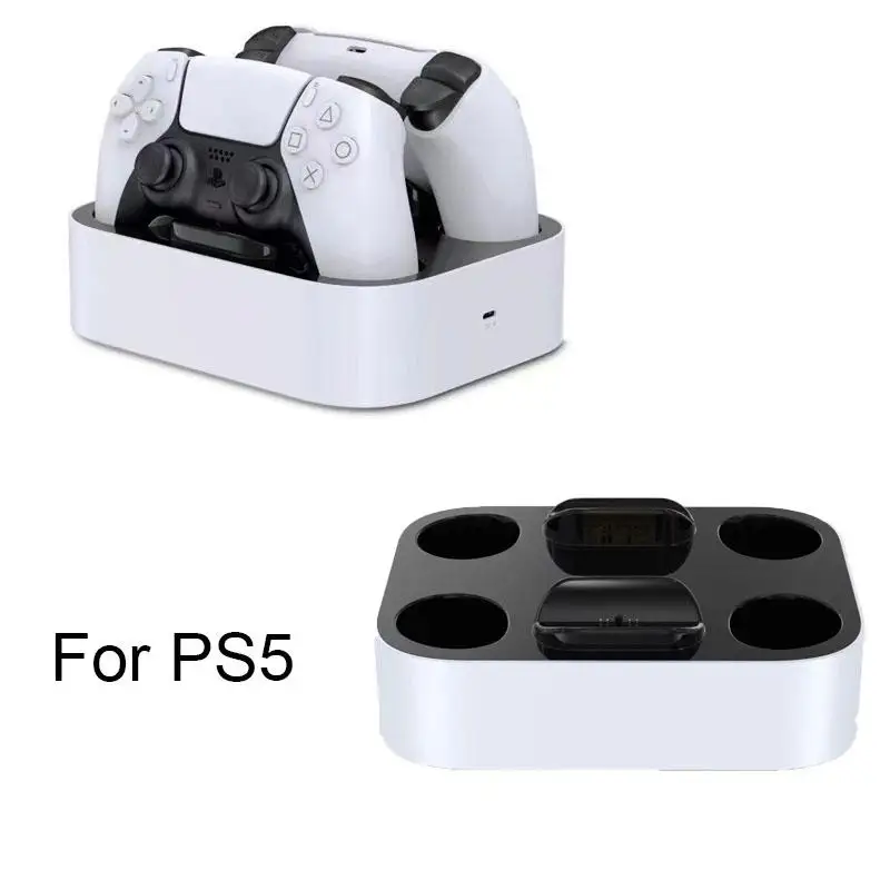 

For PS5 Handle Dock Controller Charging Station Dual USB Charger For PlayStation 5 Gamepad Charging Dock Joystick Charger