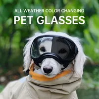 Color changing pet glasses, dog goggles, size dog sunglasses, snow glasses, UV resistant dog sunglasses 1
