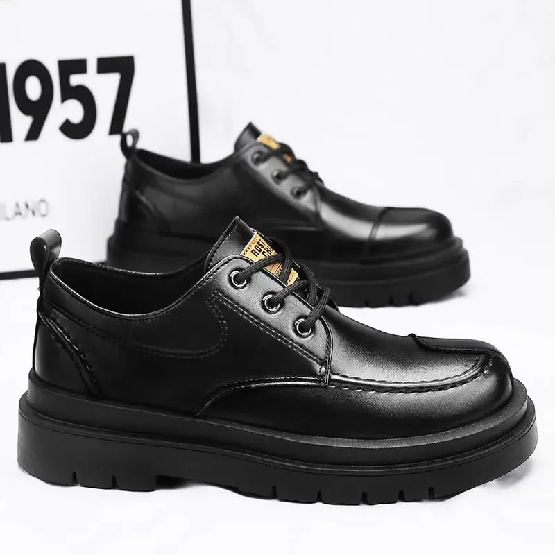 

Мужские кожаные туфли, мужская деловая одежда, броги, мужские туфли, новинка 2023, мужская кожаная Свадебная обувь с мягкой подошвой для жениха