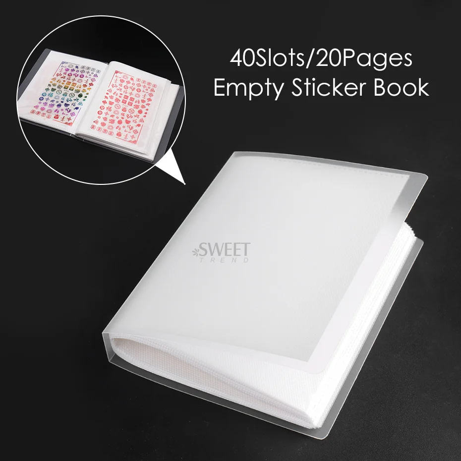 Nail Sticker Storage Album - Organizer Holder