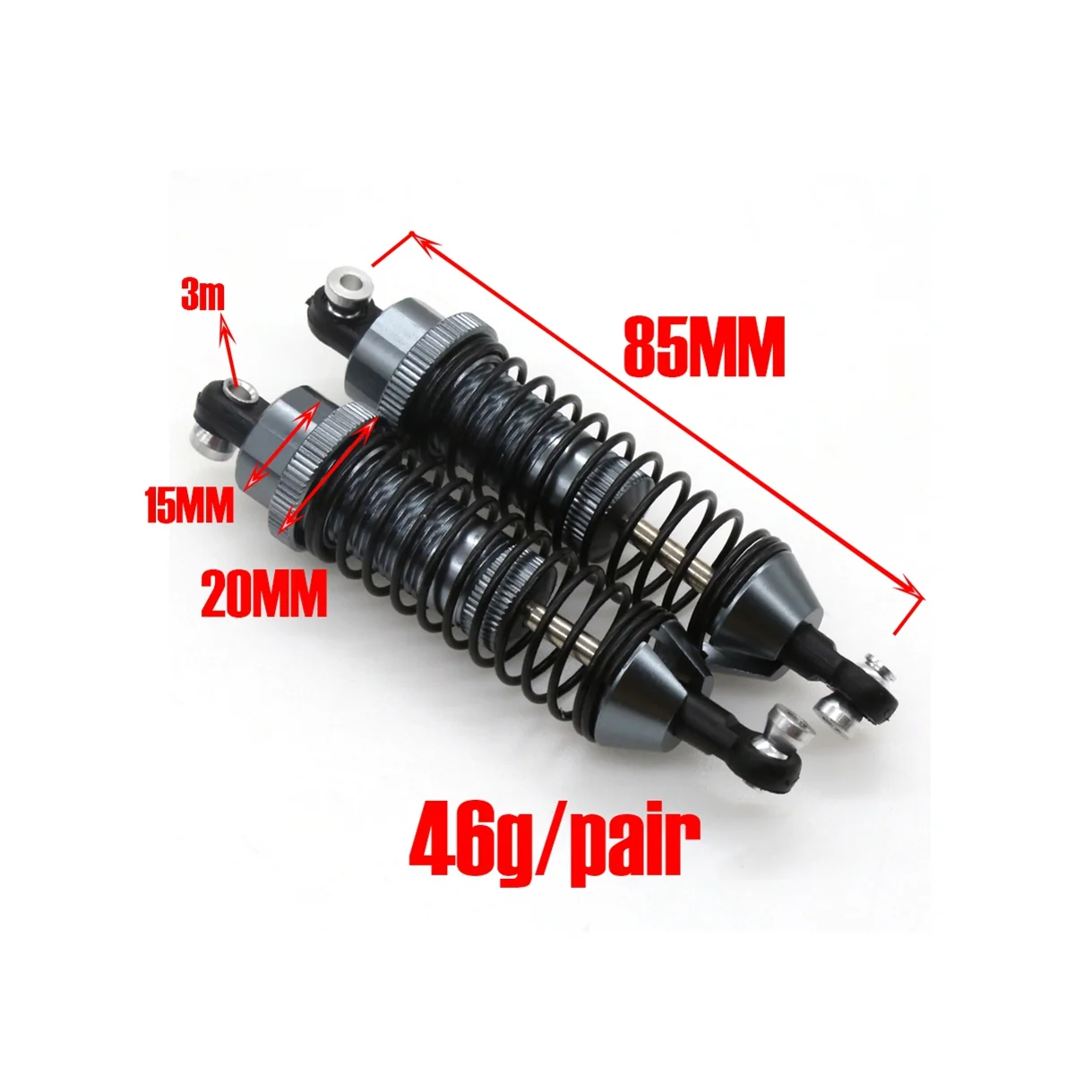 Redcat Gen8 Gen 8 Scout II 1/10 ݼ   , RC ũѷ ڵ ׷̵ ǰ, , 4PCs, 85mm