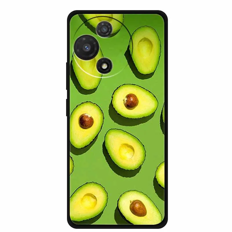 Black Soft Silicone TPU Phone Case with Cool Wolf Design - Shockproof and Protective Cover