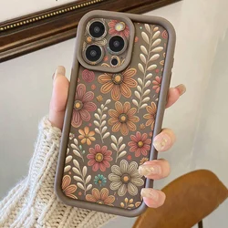 Floral Pattern Phone Case Cover for Redmi Note 11 (11S) (2)
