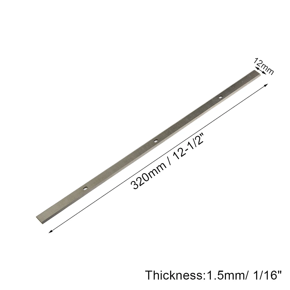 2PC 13" Wood Planer Blades For DH330 DH316 Double Edge Portable Woodworking Machinery Parts 330x13x1.5mm
