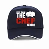 Funny Keep Calm The Chef Is Here funny hat fashion men women Cooking Kitchen Baseball Cap Summer Adjustable Snapback Hats 3