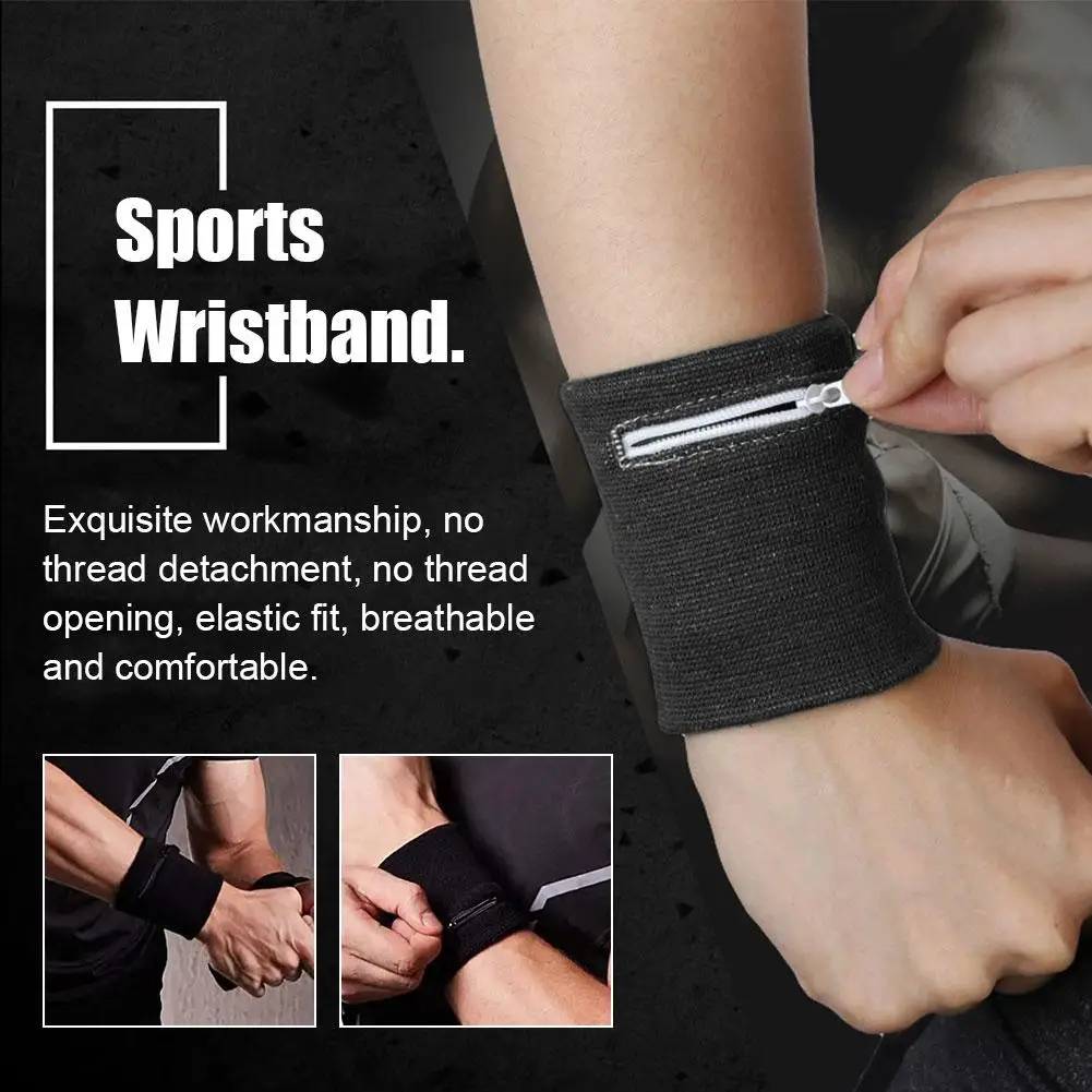 

2023 New Sport Bracelet Sweat Wrist Wallet Breathable Multifunction Running Bag Arm Band Bags For Running I3T8