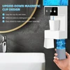 Automatic Mouthwash Dispenser With 2pcs Magnetic Cups For Household Oral Health Bathroom Wall Mounted 700ml 14.8x4.25x2.7inch 5