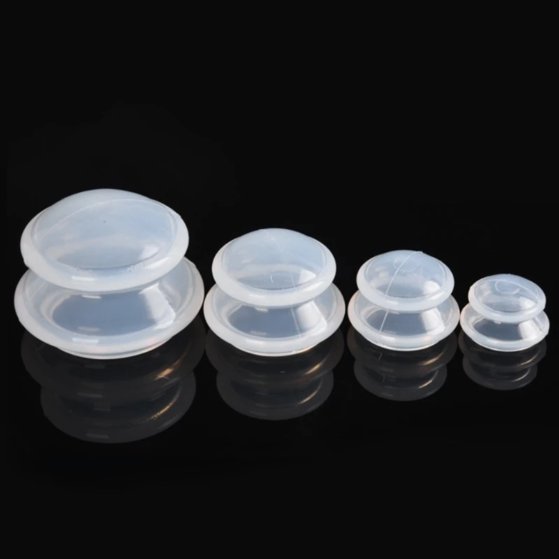 Silicone Anti Cellulite Vacuum Cupping Therapy Ventosas Massage Body Cups facial cupping set