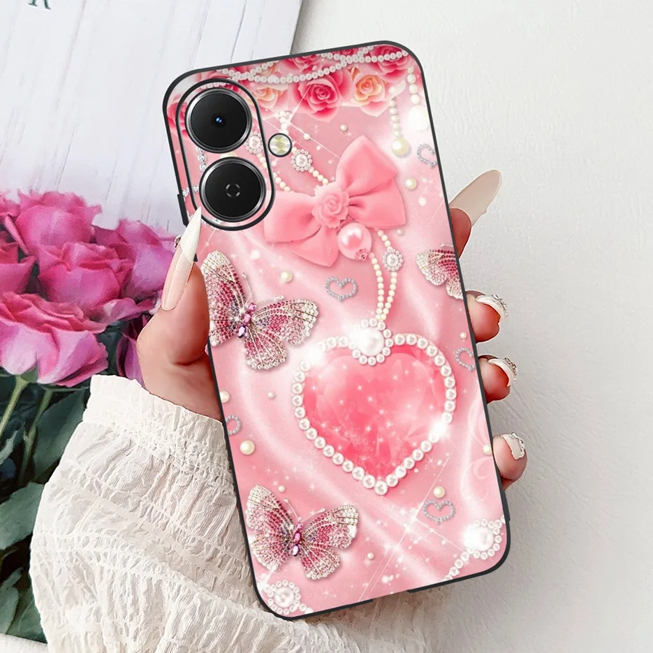 Stylish Painted Soft Silicone Phone Case - Vibrant Design Back Cover