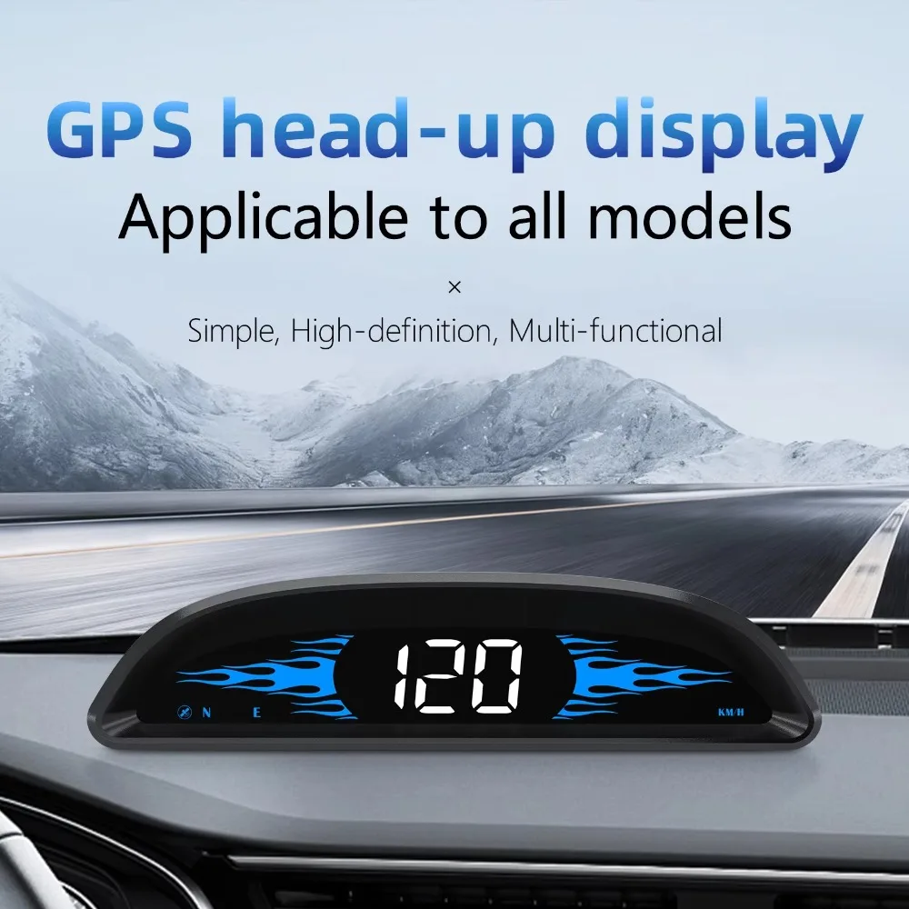 신형 GPS HUD G2 디스플레이 속도계 플러그 앤 플레이 리프트 거리 헤드업 디스플레이 모든 차량용