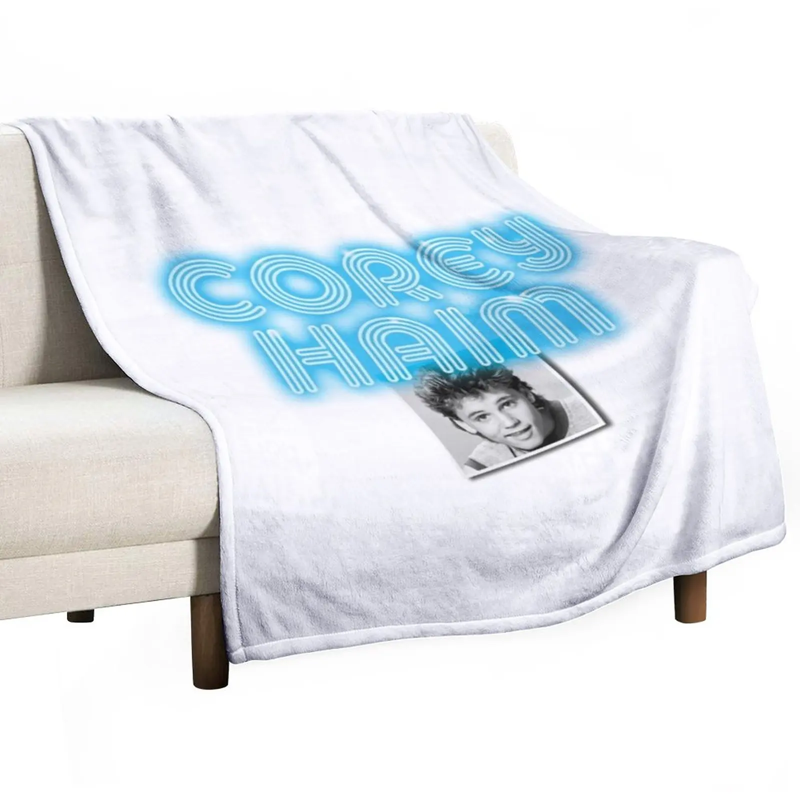 

Corey Haim - Neon Effect Throw Blanket Bed Fashionable Plush Blankets