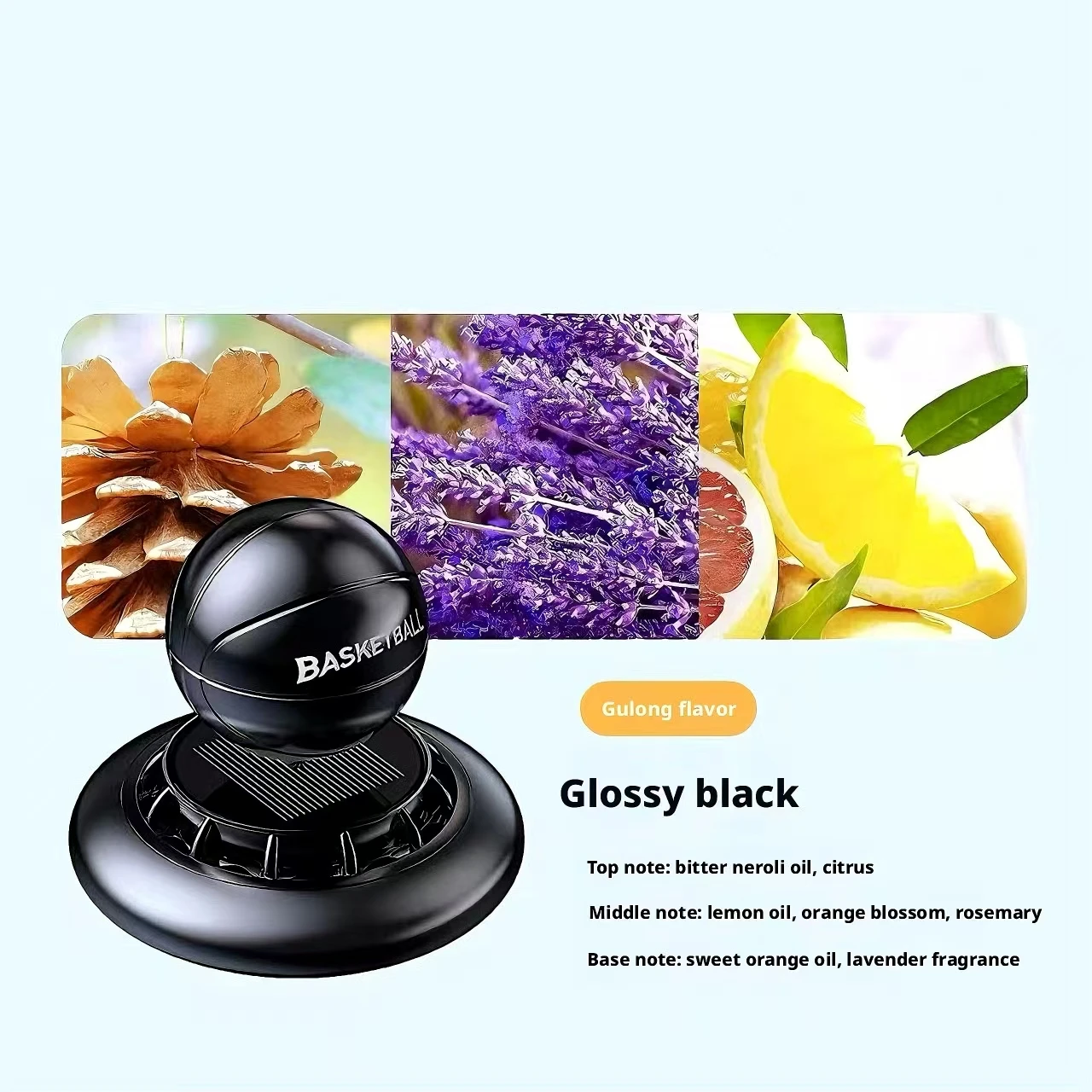 glossy black