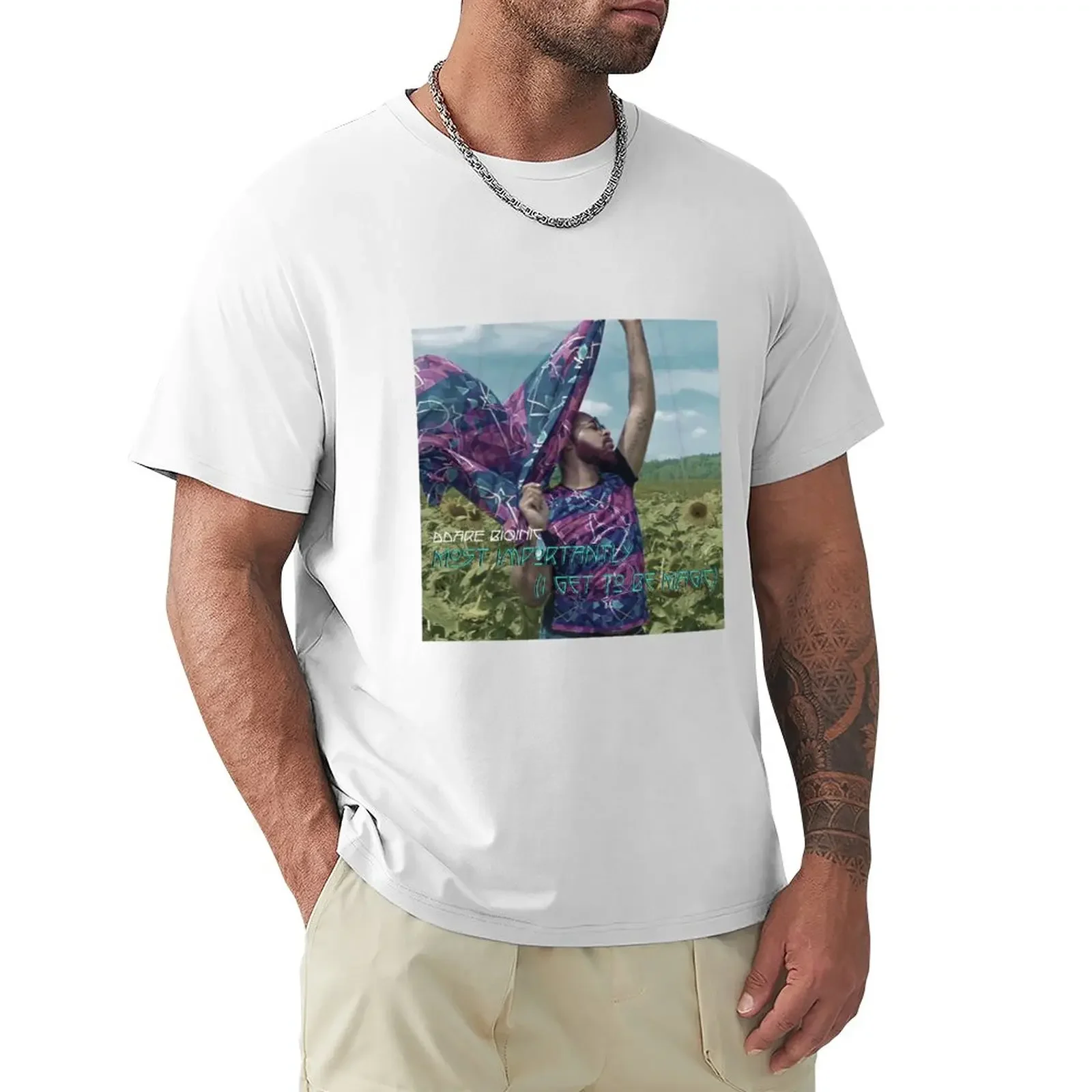 

Most Importantly Single T-Shirt heavyweights summer top oversizeds blacks Men's t shirts