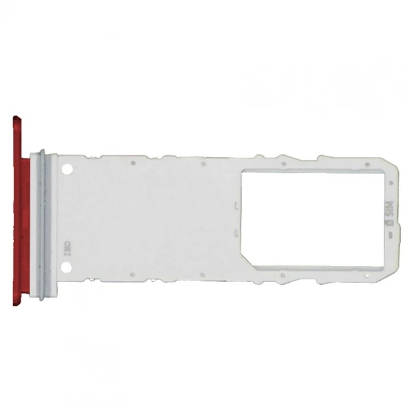 Vassoio Sim Per Samsung Galaxy Note 10 Adattatore Sim Singolo Rosso # Samsung Galaxy Note 10 (Sm-N970F, Sm-N970N, M-N970U, Sm-N970U1, Sm-N970W)