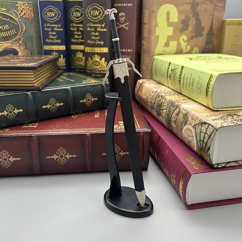 Silver Sword Ornament - The Witcher Wild Hunt Medieval Metal Craft Collection