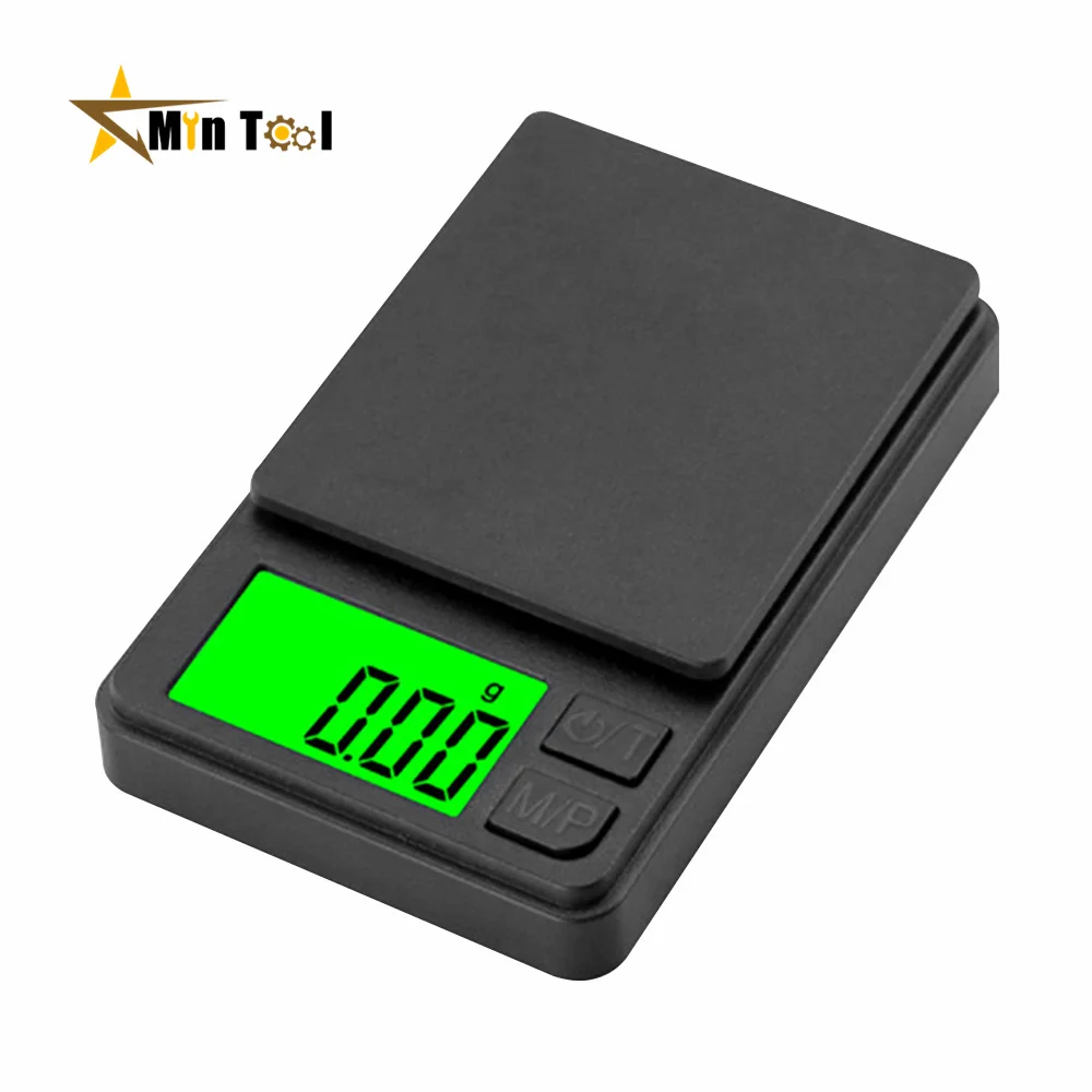 

500g*0.01g Accurate Electronic Jewelry Gram Scale Precision Scale Portable Calibration Function Ultra-clear Display Kitchen Tool