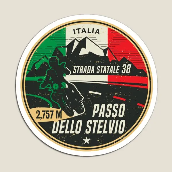 

Stelvio Pass Italy Magnet Home Stickers Funny Children Baby Toy Kids Magnetic Refrigerator Holder Cute Colorful Decor