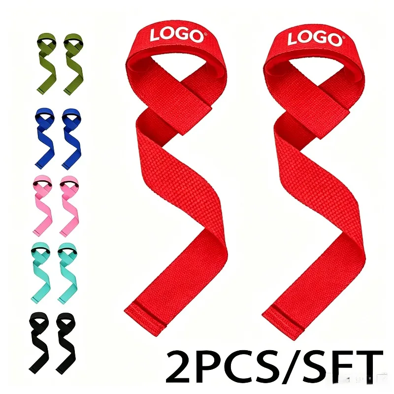Enhanced Weightlifting Wrist Straps for Strength Training - Adjustable Non-Slip Fitness Support Bands