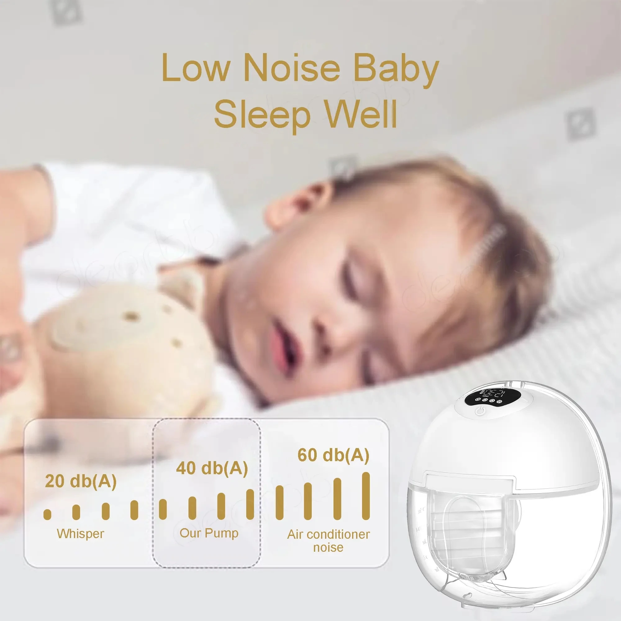 electric breast pump hands free portable electric baby wearable breast pump
