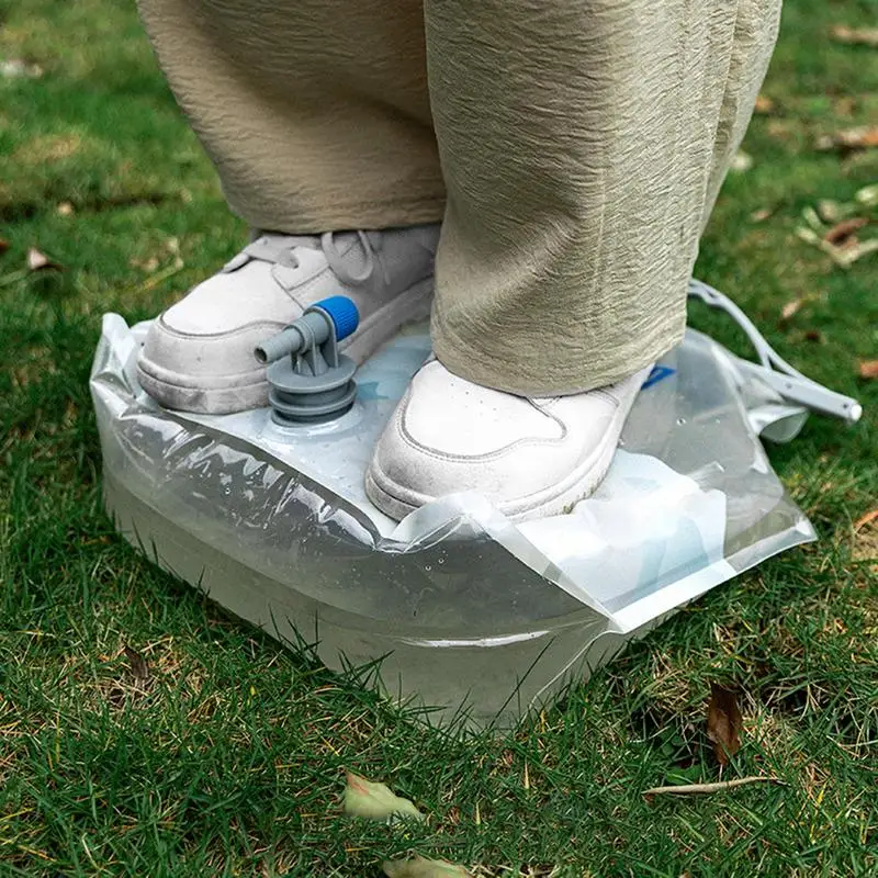 8L Camping Water Bag With Faucet Portable Water Container Folding Water Storage Carrier Jug outdoor Water Pouch For Camping