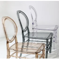 100 Pcs  adult chairs Crystal Chiavari Detachable Acrylic Resin Funiture Wedding Chair For Wedding Moment Or Hotel Party