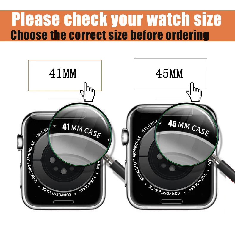 Durable Aluminum Armor Case for Apple Watch - Metal Protector Cover Frame with Bumper