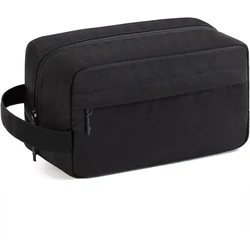 Water - Resistant Hanging Travel Toiletry Organizer Bag (Black)