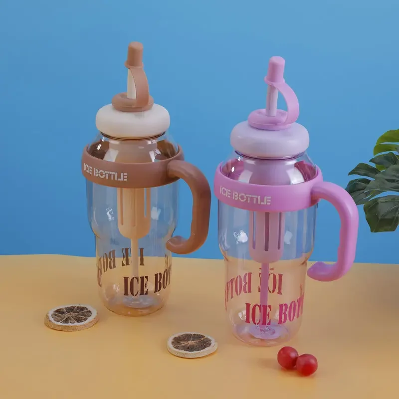 Cups With Straws Drinkware Tea Cup Mug Personalized Gifts High Capacity Mug Fathers Day Gifts Thermos Beer Mugs Cute Style Tent