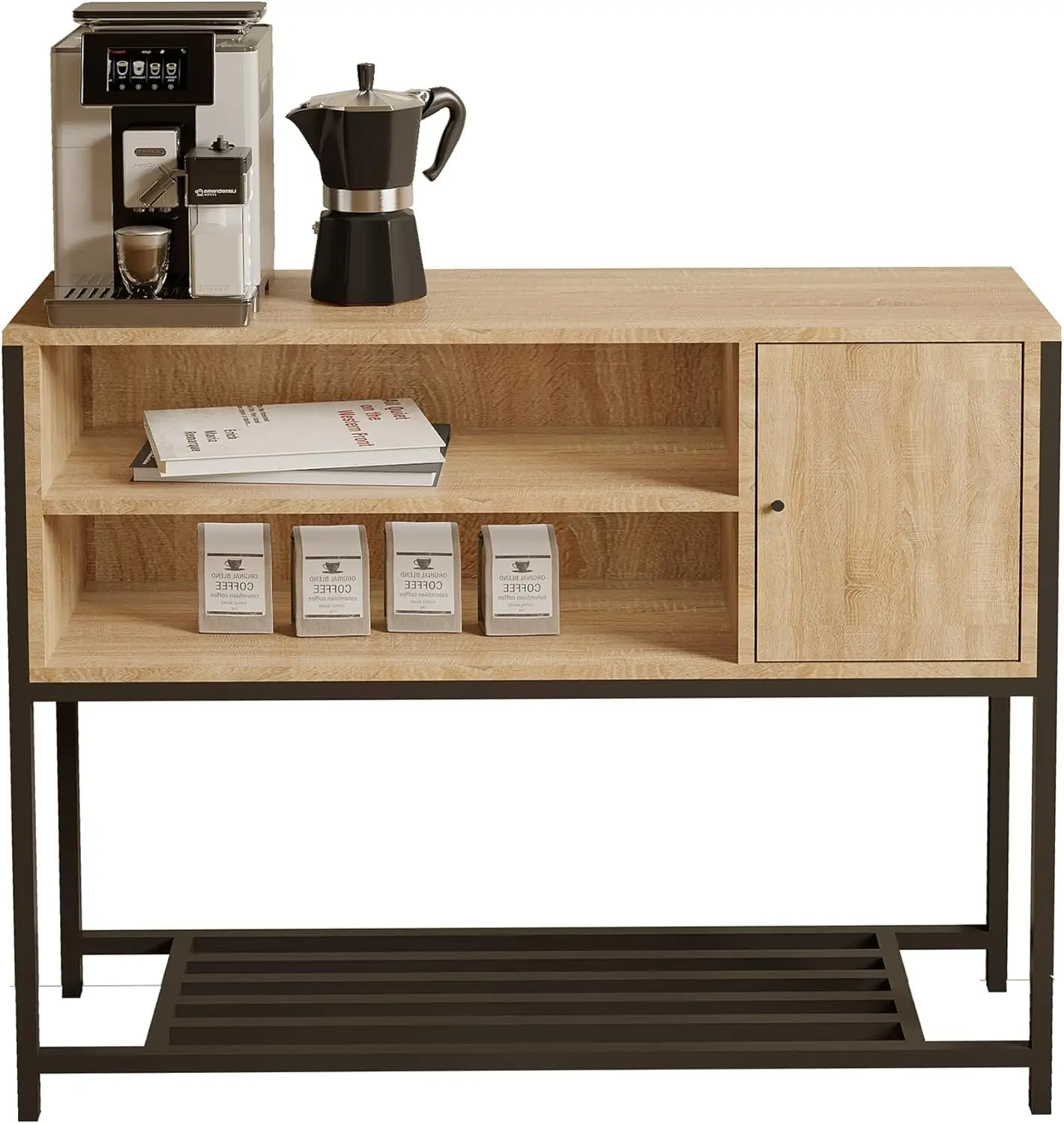 Coffee Corner with Side Storage Cabinet - ركن قهوة...