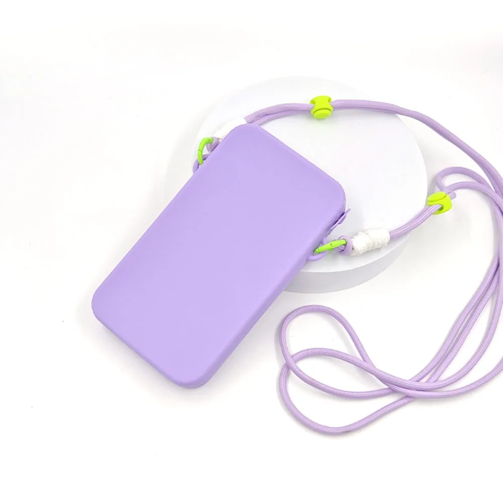 Fashion Silicone Waterproof Crossbody Bag with Large Capacity