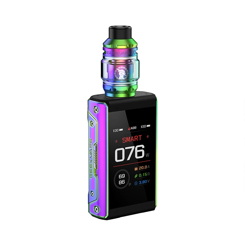 Geekvape Kit de Cigarette électronique T200, avec écran tactile TFT 200W, adapté au réservoir