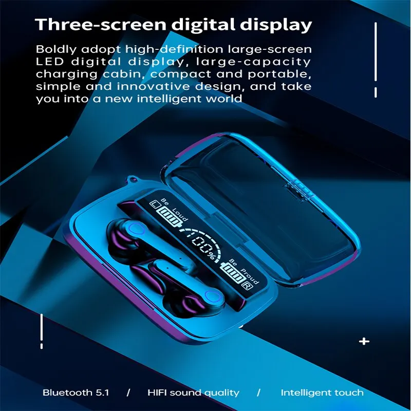 M19 Bluetoothヘッドセットワイヤレスtwsゲームサポートノイズ