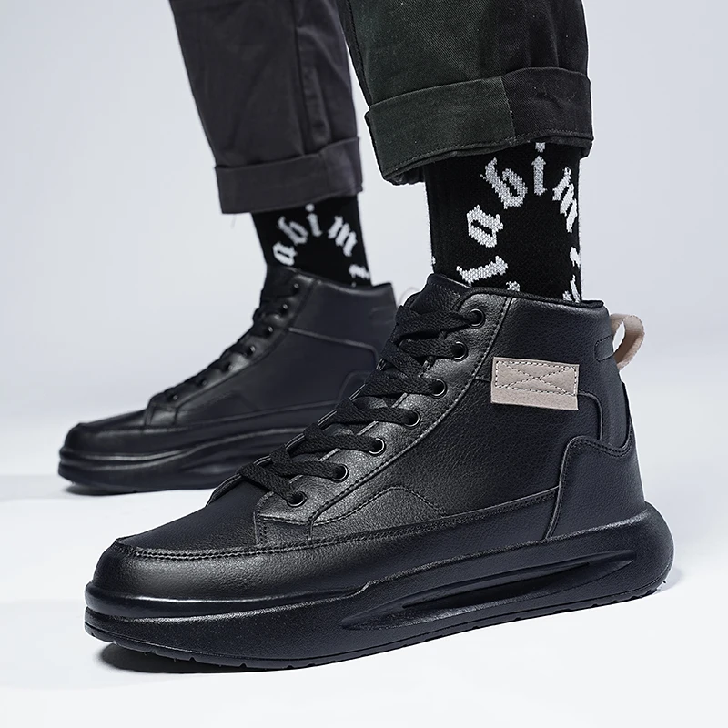 

Middle-help Shoes Men's Shoes Autumn 2023 New Korean Version of White Board Shoes Casual Shoes Sports Small White Shoes Shoes