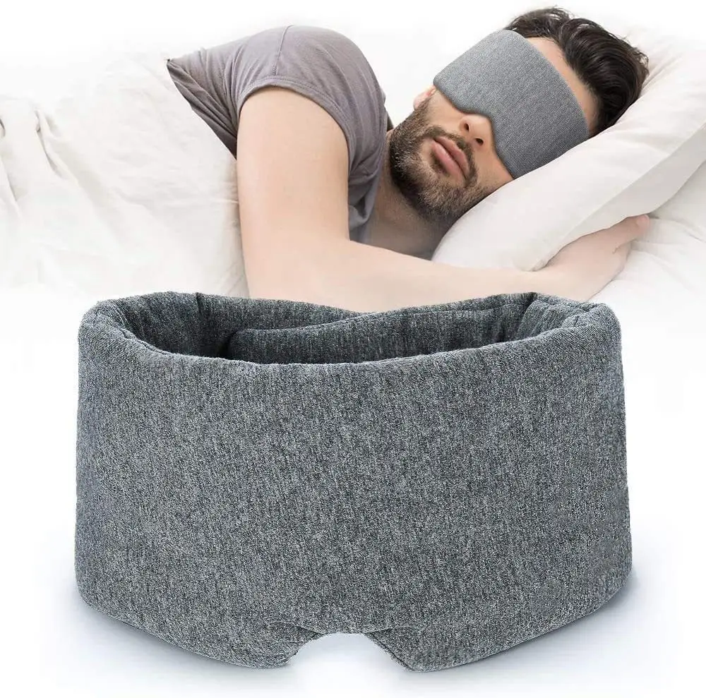 Description Picture 2 of itemCotton Sleep Mask Comfortable Breathable Sleeping Eye Mask Adjustable Eyeshade Blinder Blindfold Eye Patch Best Night Companion