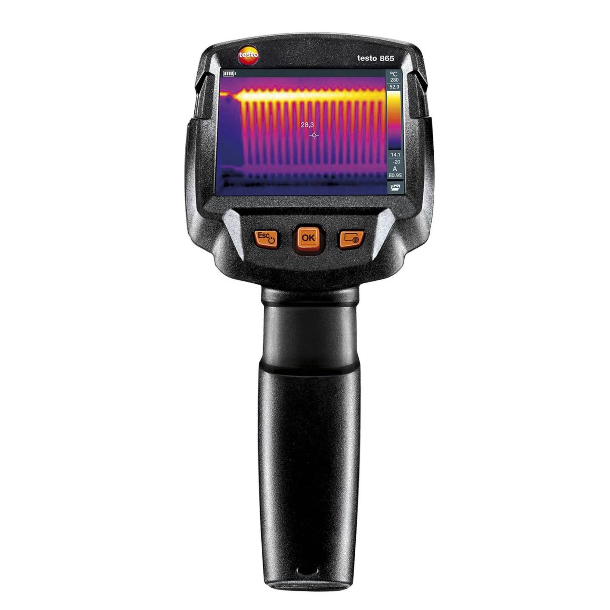 Termocamera Industriale Testo 865 Con 19200 Pixel Fino Alla Tecnologia Superrisoluzione 320X240