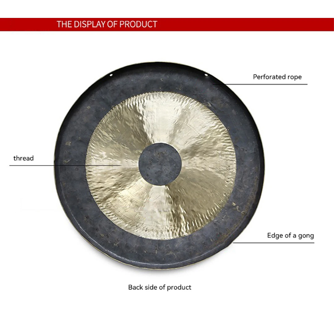 Handmade Chinese Gong Chau Gong Copper Chinese Chao Instrumentos Musicales Percusion 36cm 40cm 50cm 60cm
