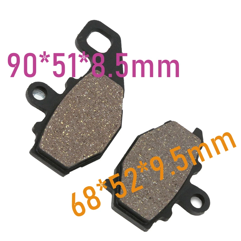 Rear Brake Pads – Fit Kawasaki ZX6R (1995-2014), ZX6RR (2003-08), ER-6N / ER650