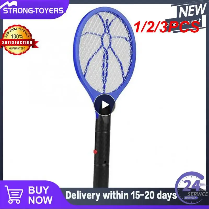 1/2/3Pcs Electric Fly Insect Bug Zapper Bat Handheld Insect Fly Swatter Racchetta Portatile Zanzare Killer Controllo Dei Parassiti Per