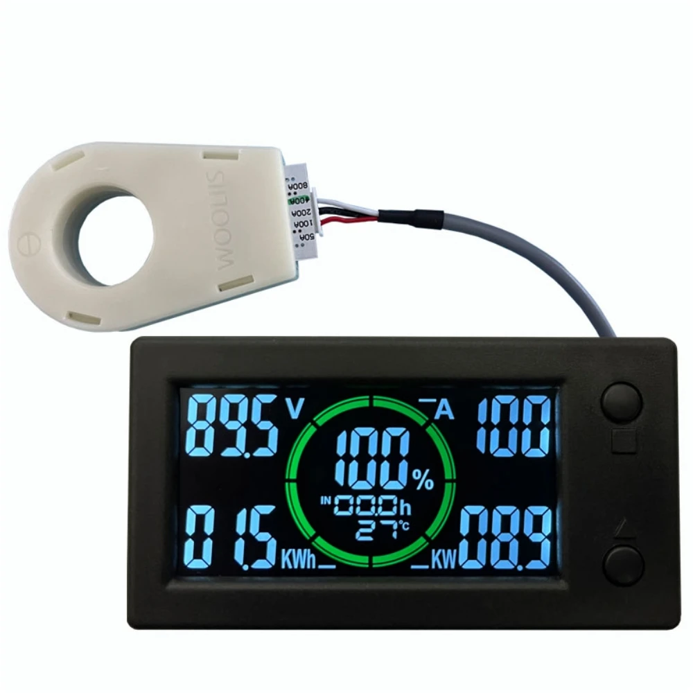 Monitor de batería Bluetooth DC 0 300v, probador de Coulomb Hall